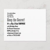 10th TWEENサプライズ誕生日日付の保存A01 案内ポストカード (裏面)