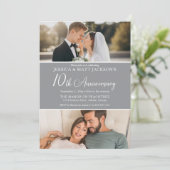 10th Wedding Anniversary Celebration Then and Now 招待状 (スタンド正面)