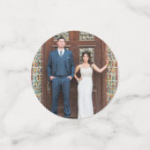 10th Wedding Anniversary Party Decor Custom Photo コンフェッティ (スモール正面)