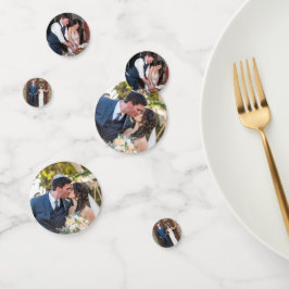 10th Wedding Anniversary Party Decor Custom Photo コンフェッティ