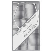 10th Wedding Anniversary, Tin Anniversary スモールペーパーバッグ (裏面)