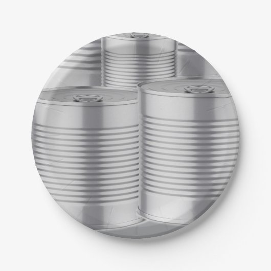 10th Wedding Anniversary, Tin Anniversary ペーパープレート (正面)