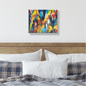 10x18キャンバス上のUp CloseプリントとFeatassiy2キャンバス キャンバスプリント (インサイチュ (寝室))