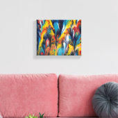 10x18キャンバス上のUp CloseプリントとFeatassiy2キャンバス キャンバスプリント (インサイチュ (リビング))