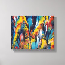 10x18キャンバス上のUp CloseプリントとFeatassiy2キャンバス