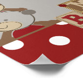 10x20子供部屋アート名プリントコカロのボタン ポスター (角)