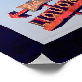 10x8のヴィンテージリックス酒グランジのサインプリント ポスター (角)