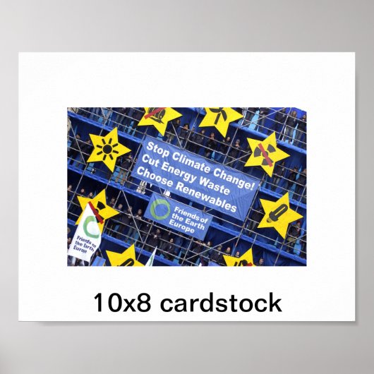 10x8カードストック ポスター (正面)