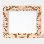 10x8ボはっきりしたタニカル離れ文字付きカスタム レーザー彫刻フレーム (正面)