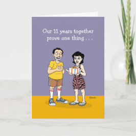 11おもしろい周年 カード