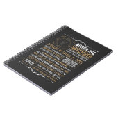 11おもしろい生まれ月の誕生日蠍座〔占星術の〕十二宮図Sig ノートブック (左側)