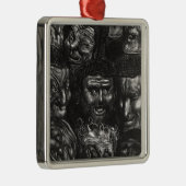 11の異様な顔 メタルオーナメント (右)