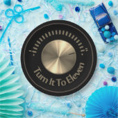 11の黒と金ゴールドにする ペーパープレート (パーティー)