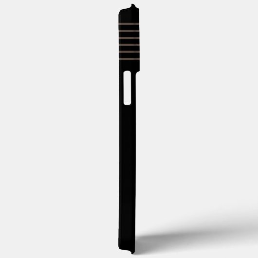 11の黒と金ゴールドにする Case-Mate iPhoneケース (裏面 / 右)