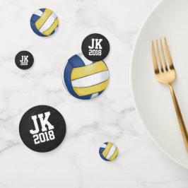 11の12バレーボパーソナライズされたールドット コンフェッティ