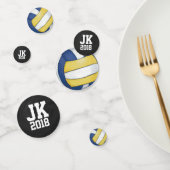 11の12バレーボパーソナライズされたールドット コンフェッティ (グループ)