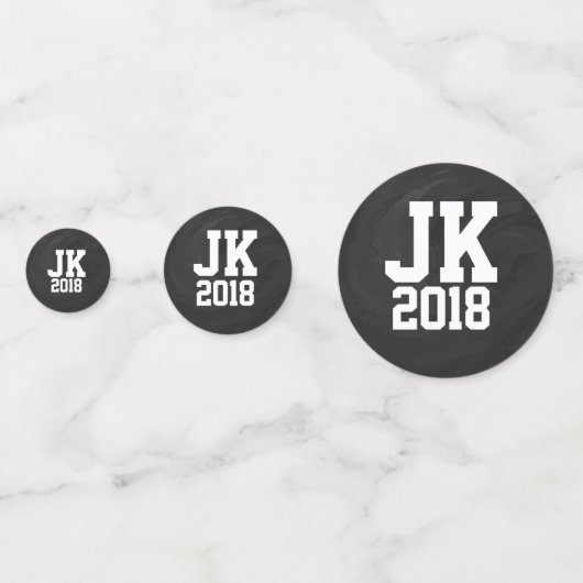 11の12パーソナライズされたの虎の点 コンフェッティ (裏面)