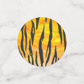 11の12パーソナライズされたの虎の点 コンフェッティ (スモール正面)