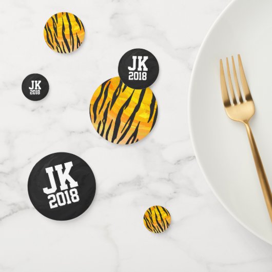 11の12パーソナライズされたの虎の点 コンフェッティ (グループ)