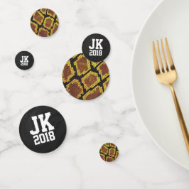 11の12パーソナライズされたの蛇点 コンフェッティ