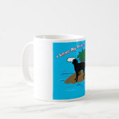 11のozのクラシックで白いマグ コーヒーマグカップ (正面左)