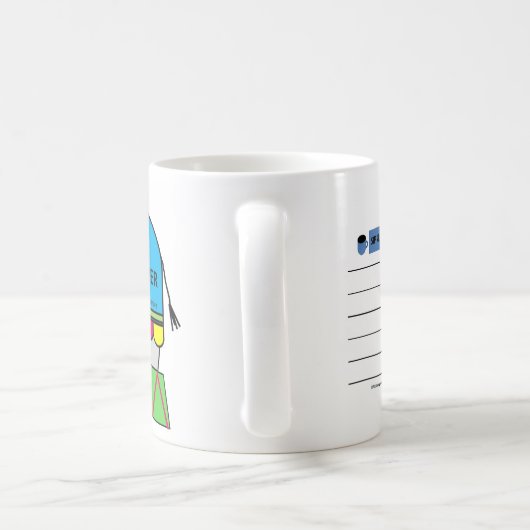 11のozのコーヒーかティーカップは象を"覚えています" コーヒーマグカップ (ハンドル)