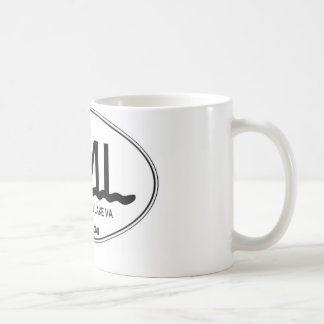 11のozの陶磁器のコーヒー・マグのスミスmountain湖VA コーヒーマグカップ