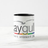 11のozまたは15のoz Gaygullのコーヒー・マグ マグカップ (中央)