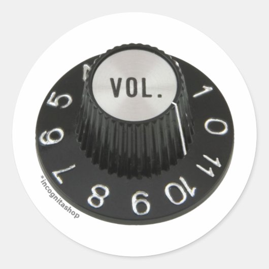 11まで表示(文字なし) ラウンドシール (正面)