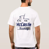 11をトラックで運ぶmccazzlin tシャツ (裏面)