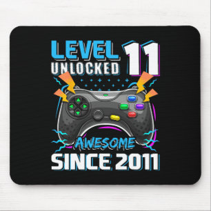 11アンロック2011素晴らしビデオゲーム11誕生日 マウスパッド