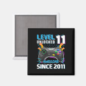 11アンロック2011素晴らしビデオゲーム11誕生日 マグネット (正面/裏面)