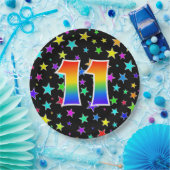 11イベント:レインはっきりしたボー12カラフル,おもしろい ペーパープレート (パーティー)