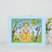 11インチはっきりしたx 8.5インチの平らな紙シート(_Flat) (スタンド正面)