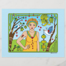 11インチはっきりしたx 8.5インチの平らな紙シート(_Flat)