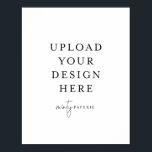 11インチx 14インチポスター – ポートレート ポスター<br><div class="desc">テンプカスタマイズレットのカード。編集が終了したら、ファイルをJPG形式でダウンロードする(ブリードオプションをオンにしないでください)。青い「パーソナライクリックズ」ボタンでデザインをここにアップロード。</div>