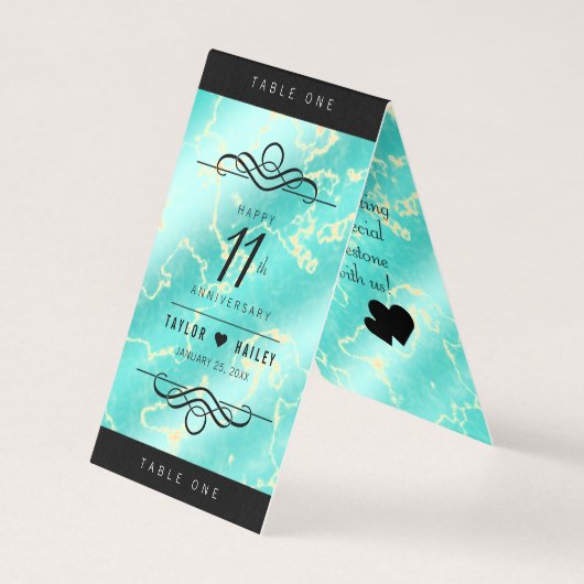 11エレガントターコイズ結婚記念日 (正面)