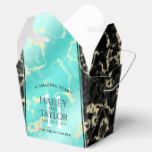 11エレガントターコイズ結婚記念日 フェイバーボックス (オープン)