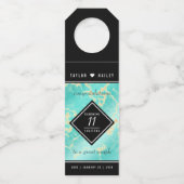 11エレガントターコイズ結婚記念日 ボトルネックタグ (裏面)