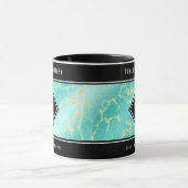 11エレガントターコイズ結婚記念日 マグカップ (中央)