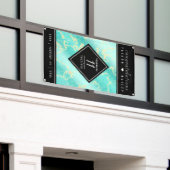 11エレガントターコイズ結婚記念日 横断幕 (ビルの外側)