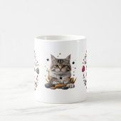11オズクラシック猫好きマグ コーヒーマグカップ (中央)