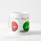 11オズレッド、グリーン、金ゴールドオーナメントマグカップ コーヒーマグカップ (正面左)