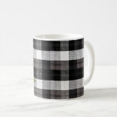 11オズ。コーヒマグクリスマストラックバッバロープレイドクリスム コーヒーマグカップ (正面右)