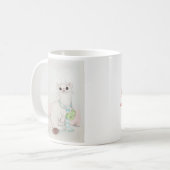 11オンス冬イーゼル感謝マグ コーヒーマグカップ (正面左)