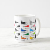 11カジュアルカラフルozスニーカーコーヒーティーマグカップ コーヒーマグカップ (正面右)