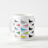 11カジュアルカラフルozスニーカーコーヒーティーマグカップ コーヒーマグカップ (正面左)