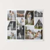 11カスタムユニークフォトコラージュミニマル タペストリー (正面(横))