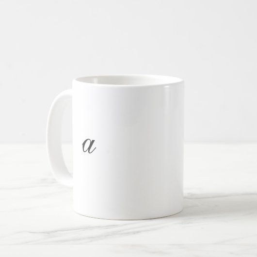 11クラシックozの文字"A"でマグカップ コーヒーマグカップ (正面左)