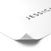 11テーブル私たちお気に入りのの人の座席図プラン ポスター (角)